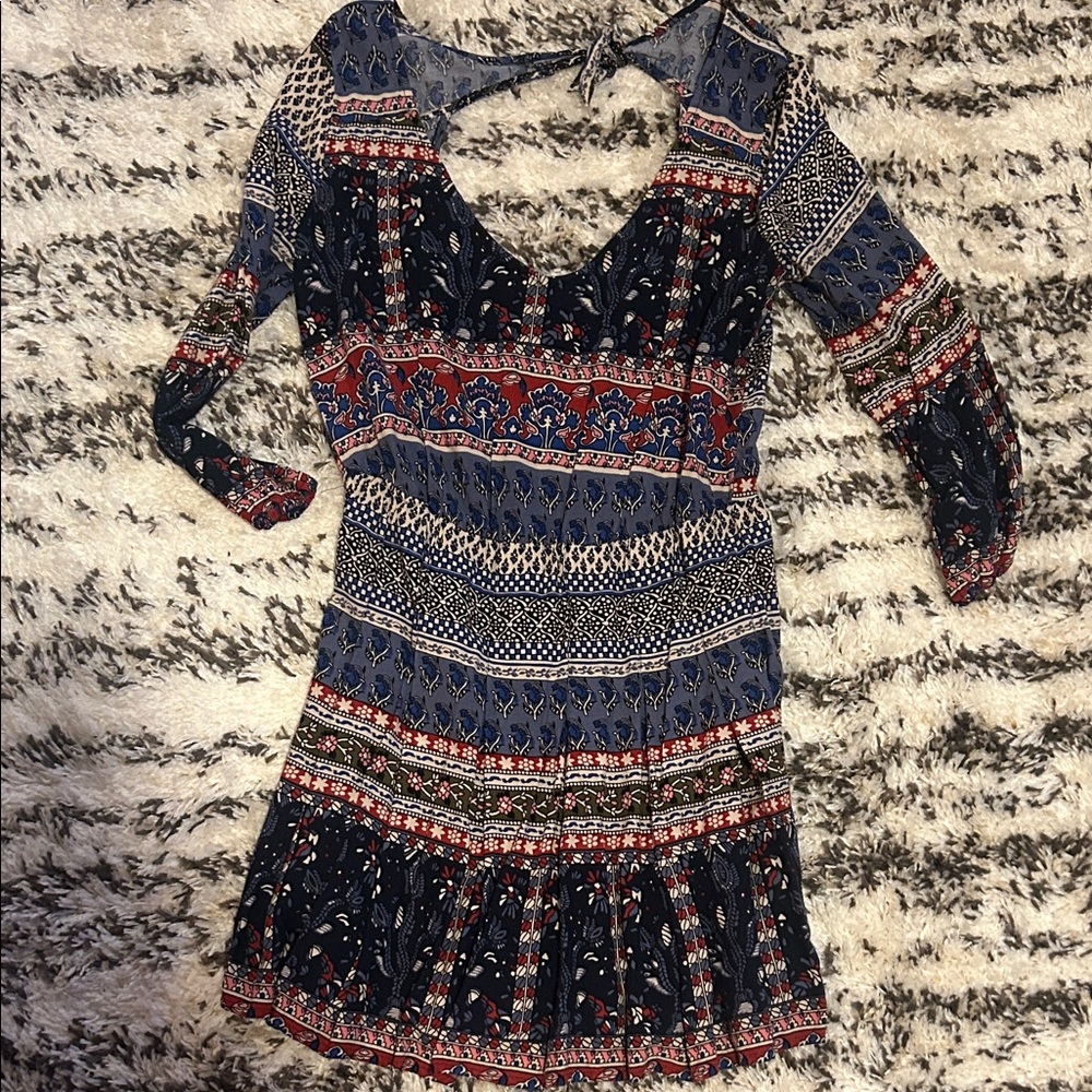 Hollister Blue and White Patterned Fabric